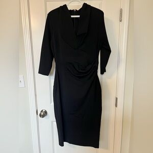NWT Express Black Midi Dress